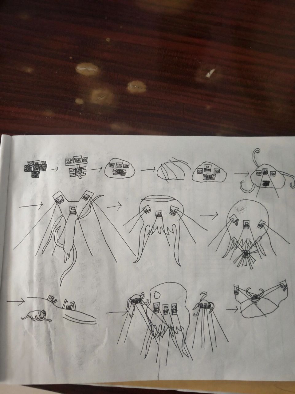 凋零风暴进化全过程 不太会画雷暴