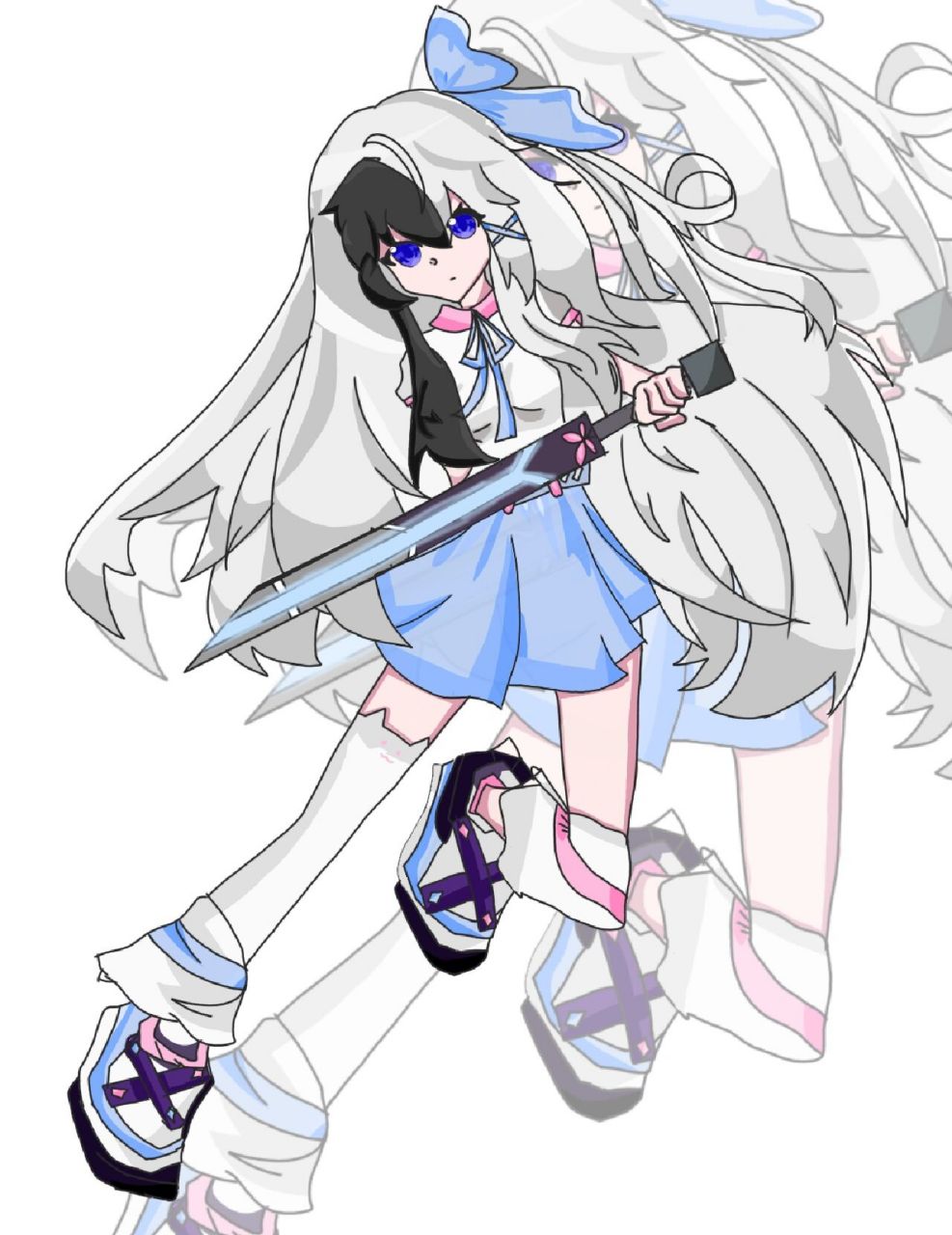 凹凸世界自设 就因为这个快把我肝没了描了法尔法拉和艾比