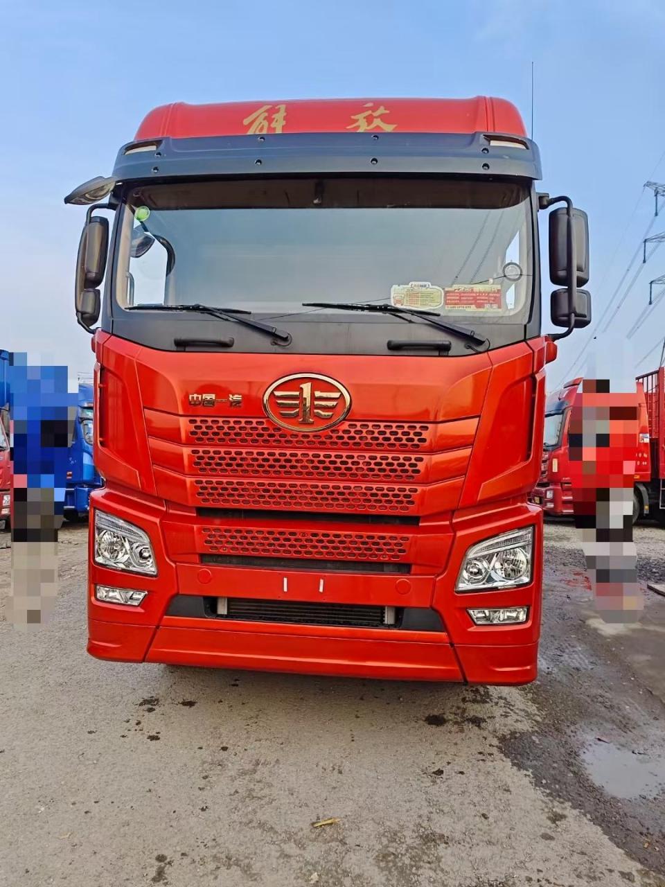 一汽解放jh6,9米6前四后八高栏,460马力锡柴奥威,amt自动挡,带无忧