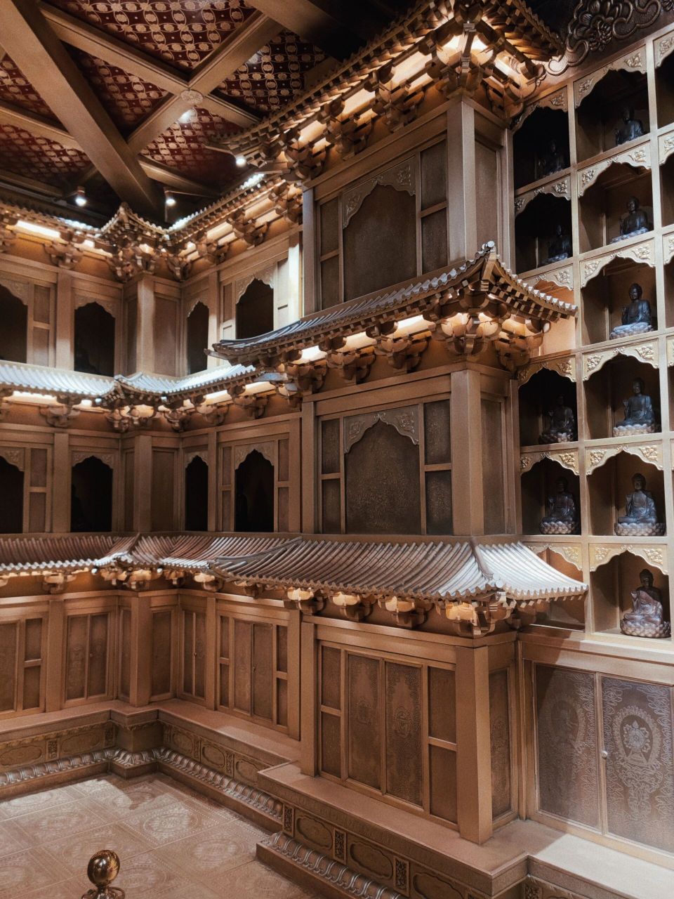 竟然还有舍利 500平米的纯铜地宫, 在大同华严寺-华严宝塔下方