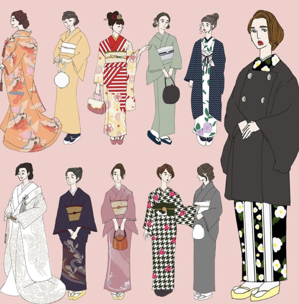 你知道吗?和服居然有11种类型