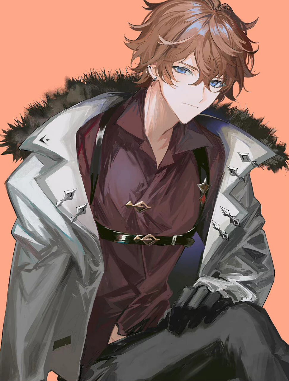 游戏:原神    画师:ueauwa   平台:twitter 人物图1:魈 人物图23:公子