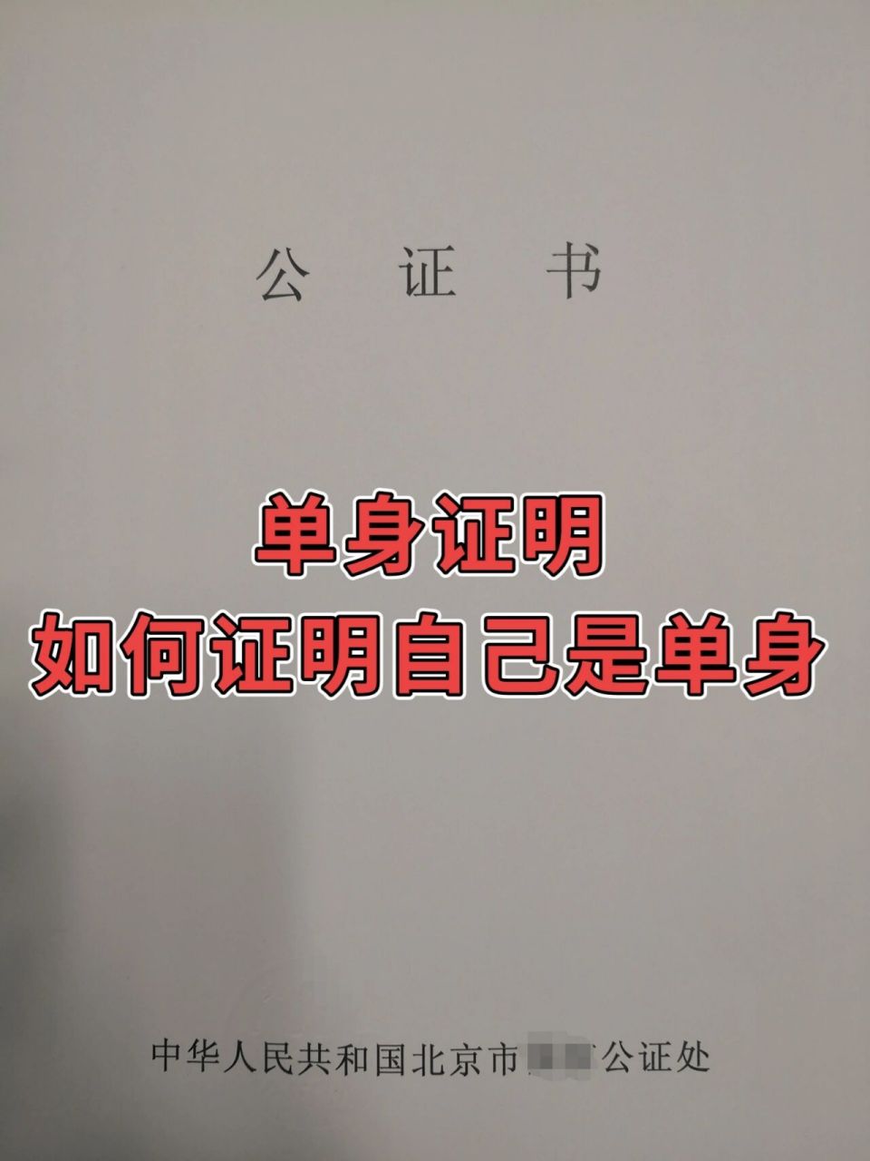 香港单身证明公证图片
