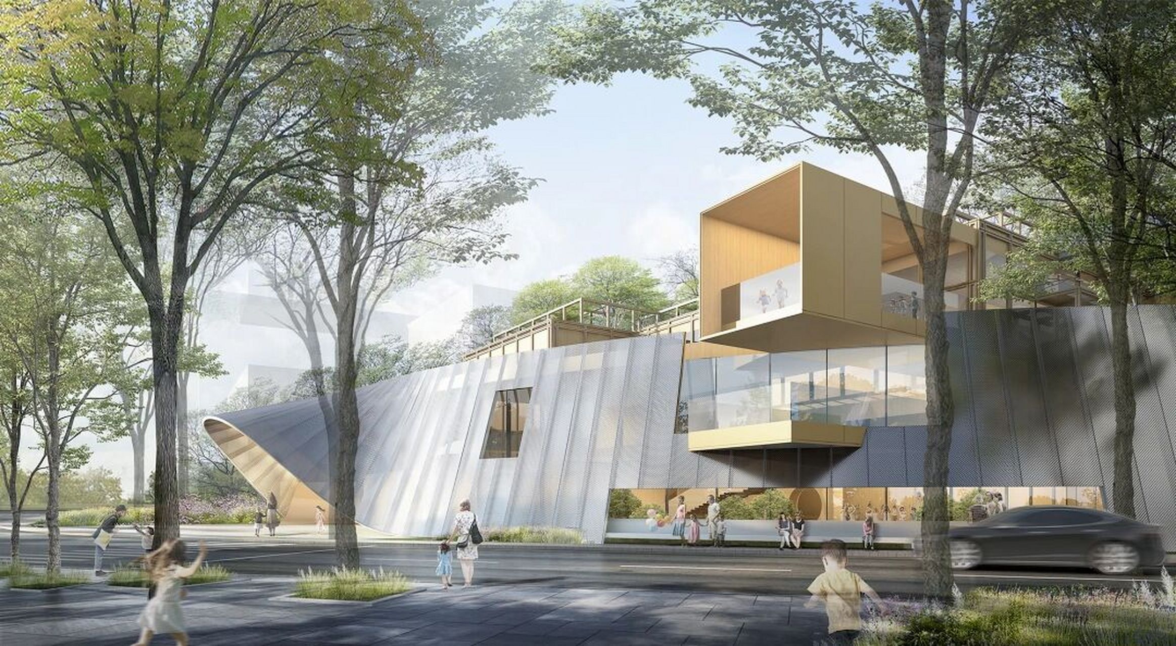 杭州三里亭幼儿园(学校52) 杭州三里亭幼儿园 | goa大象设计 	 此次