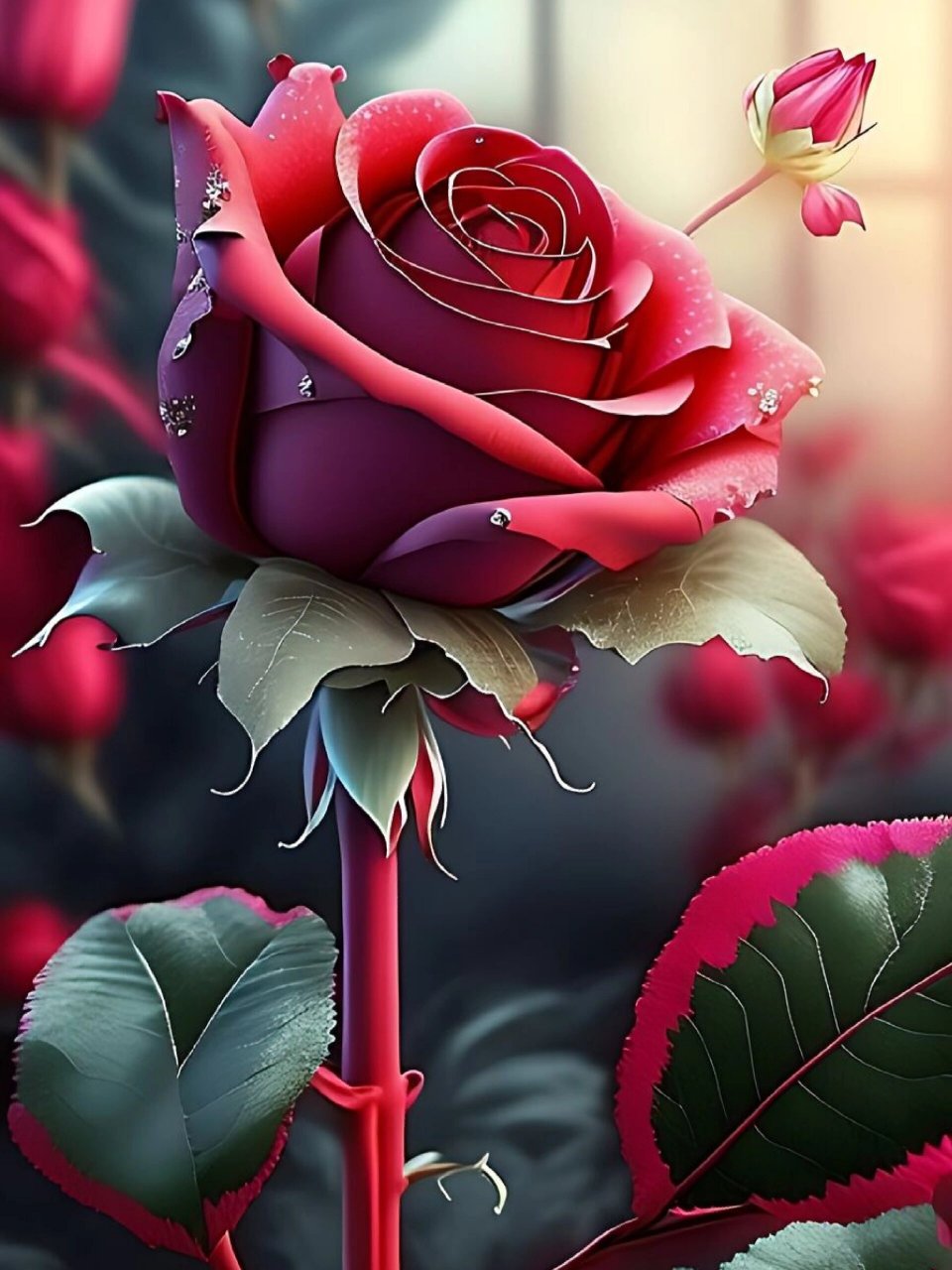 玫瑰花|4k高清壁纸 玫瑰花,是爱与美的象征, 是爱人之间最经典的表白