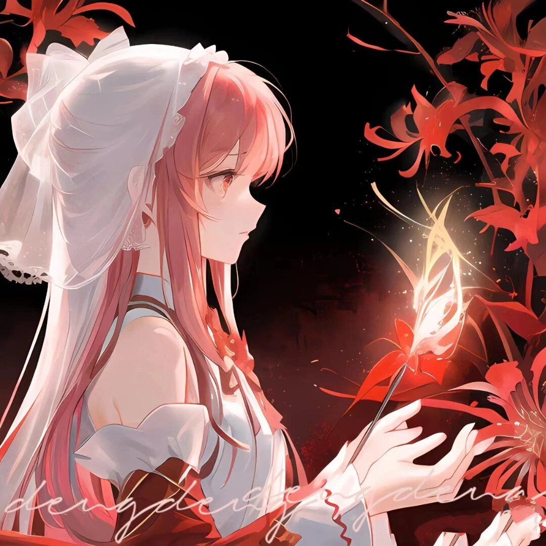 最后一期彼岸花女生头像下.火了的话,下一期男生版彼岸花头像.