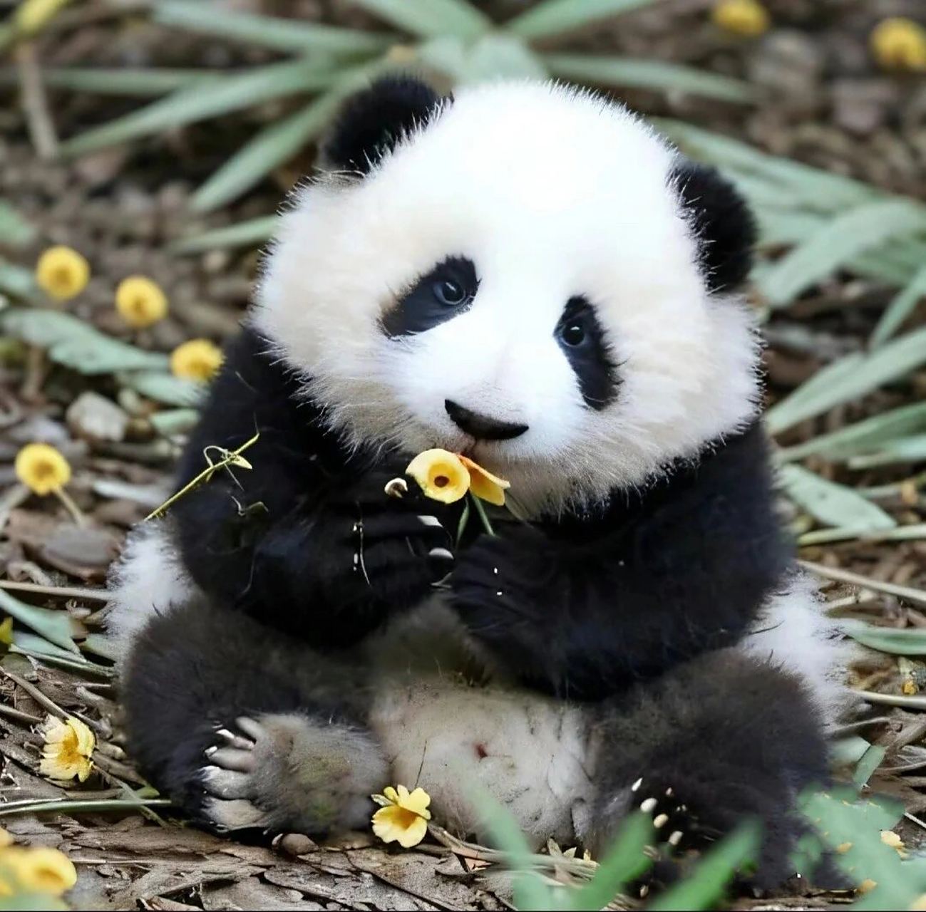 国画国宝熊猫大合集素材,一起来看憨憨