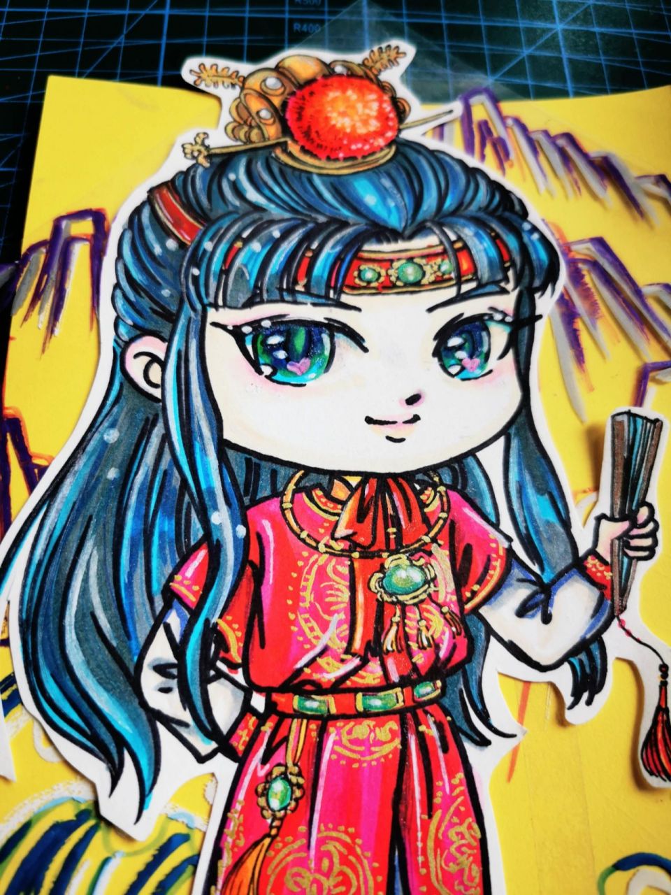 红楼梦系列 贾宝玉 卡通动漫 画画 手绘创意