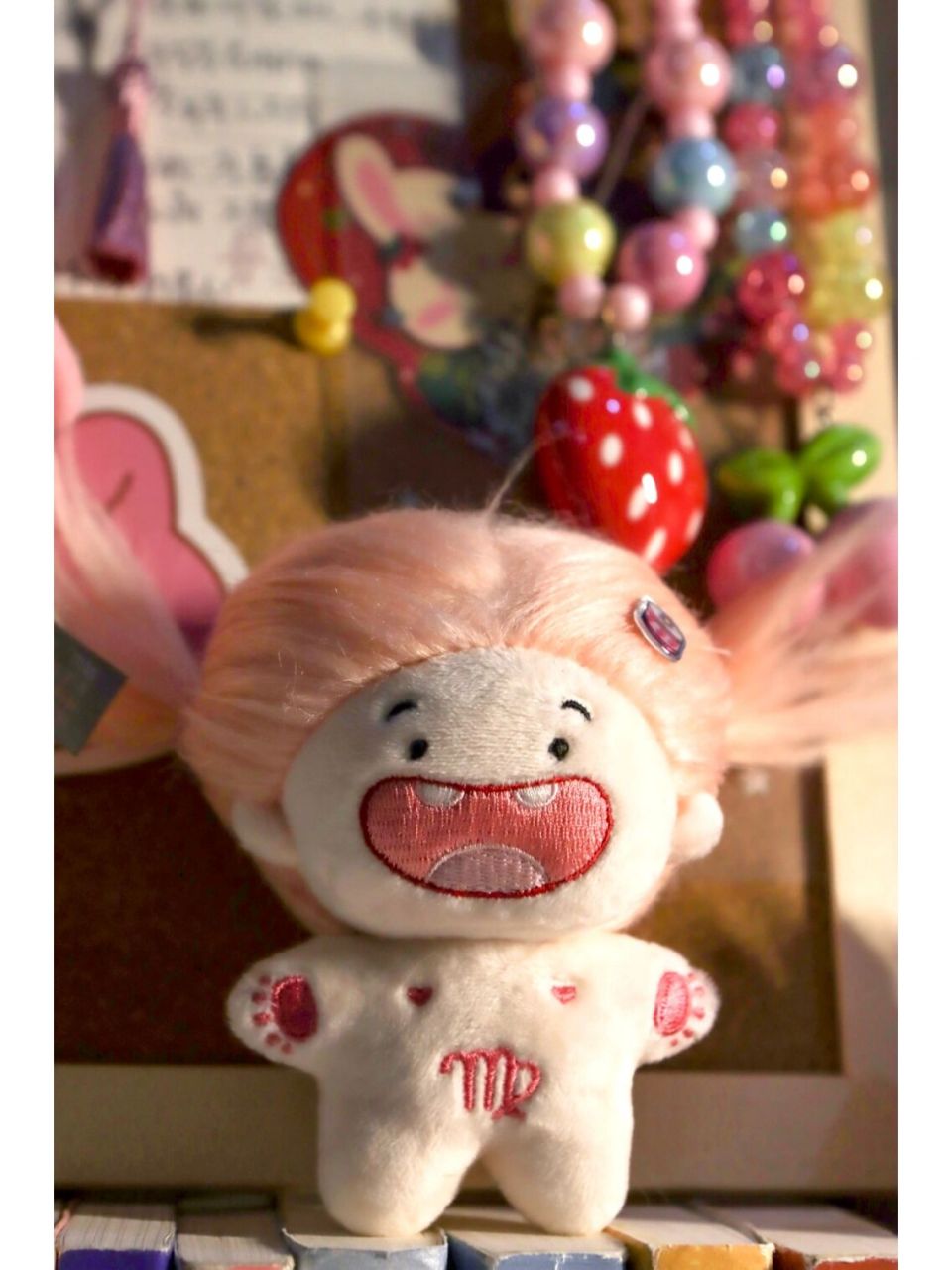 缺牙巴|10cm炸毛棉花娃娃 十二星座无属性的棉花娃娃 (2979ω79