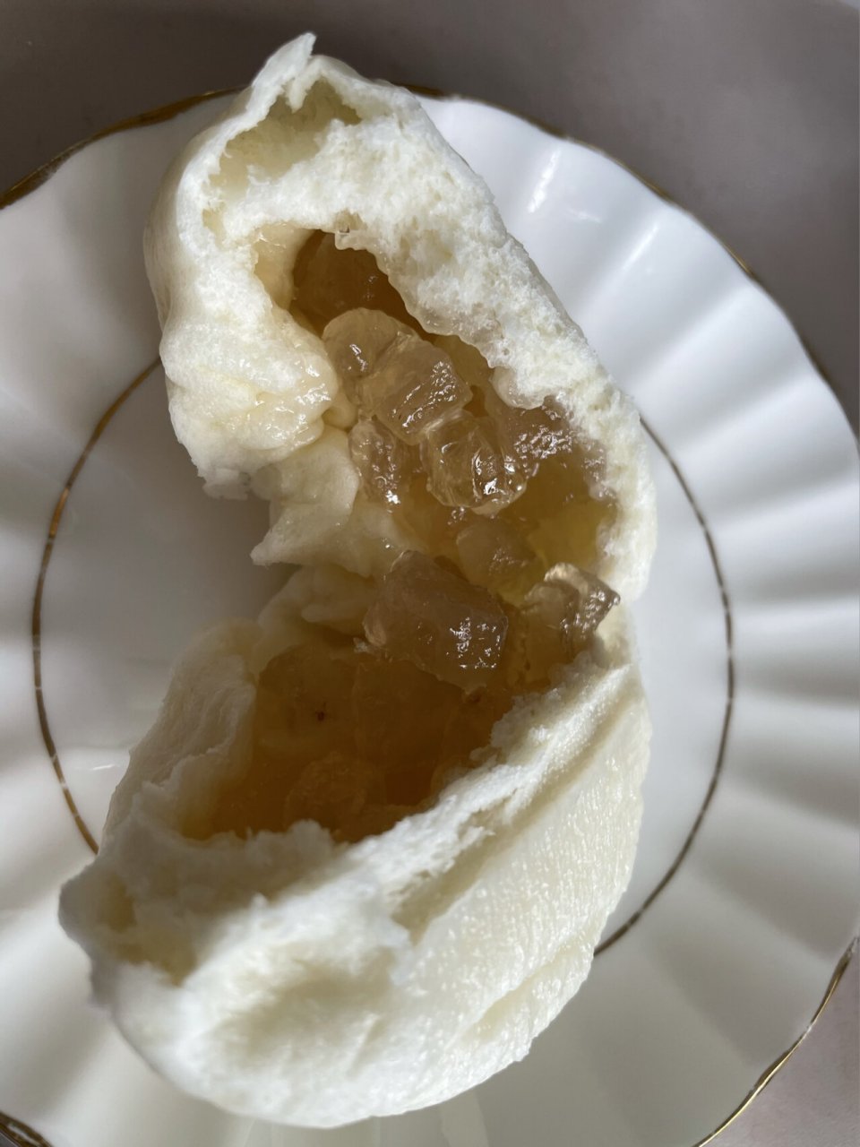 吃吃吃-水晶包 92水晶馅 肥肉 300 冰糖 200 腌制三天 92面种