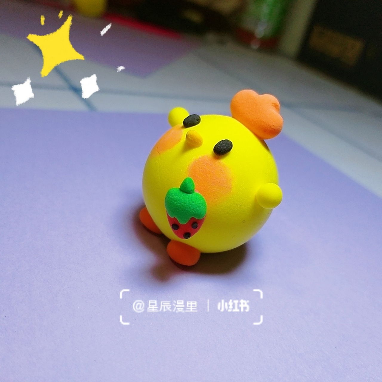 超轻粘土制作小动物|呆萌可爱9696 只要是用心做的作品一般都不会