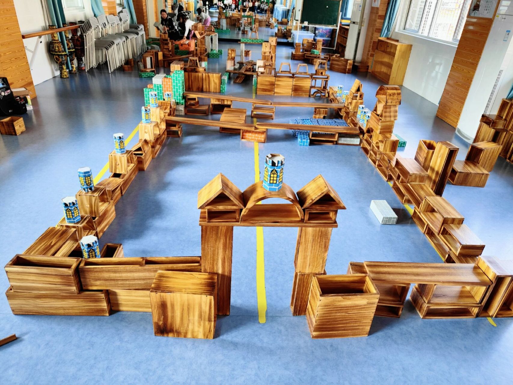 大班建构『闽南古厝之小桥流水人家』