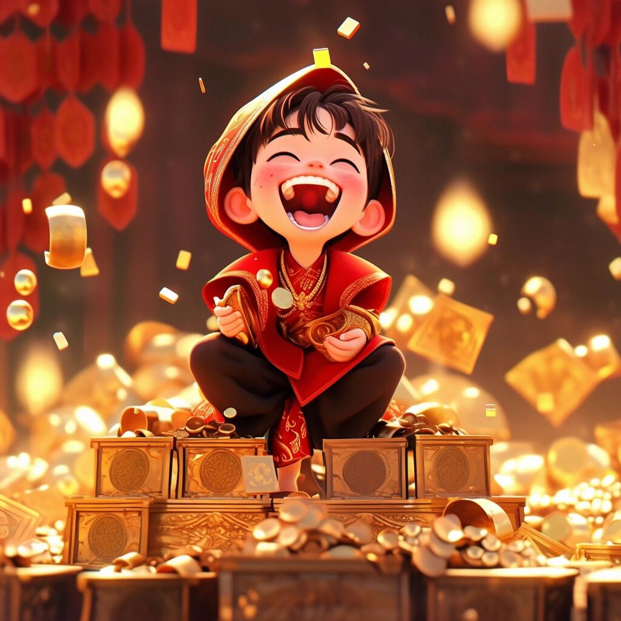 集美们!快给你们的男朋友也换上发财头像吧!