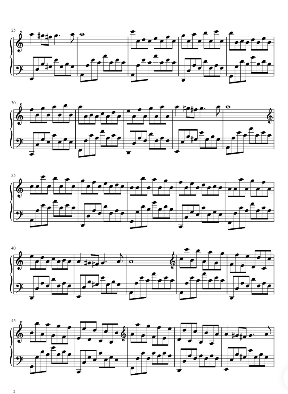 【免费曲谱】《passacaglia》 帕萨卡利亚 大家拿谱点个小心心哦