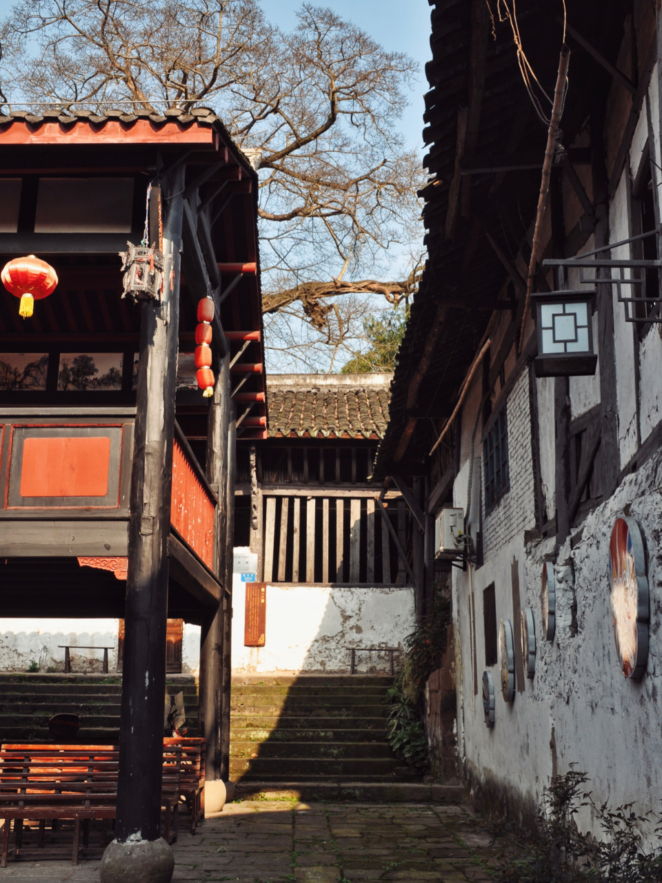 重庆北碚偏岩古镇 华蓥山下宁静的老街 缓慢的生活节奏 #重庆旅行