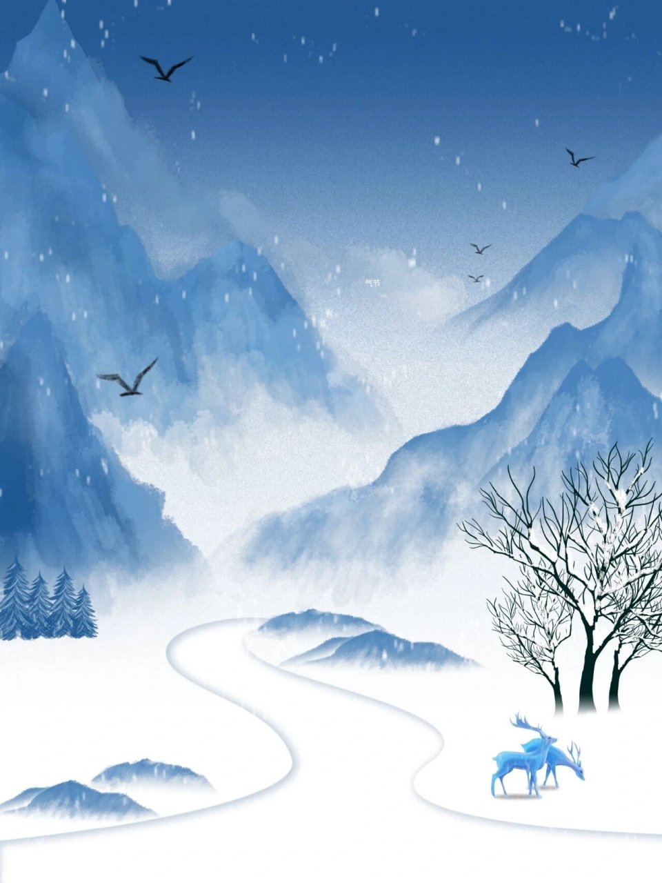 国风素材7815|4款国风背景图片分享 经典永不过时,今天又给大家