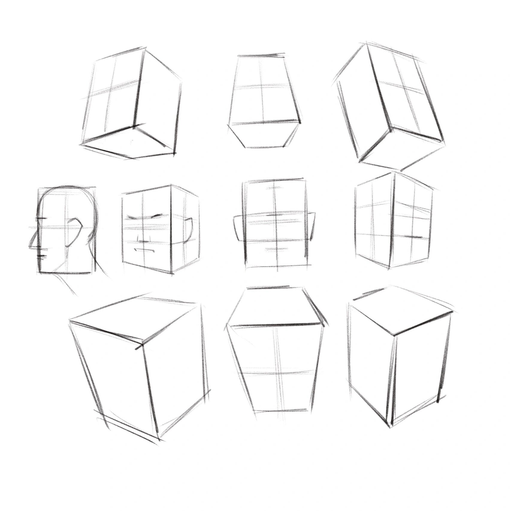 速写人体体块详解课件分享