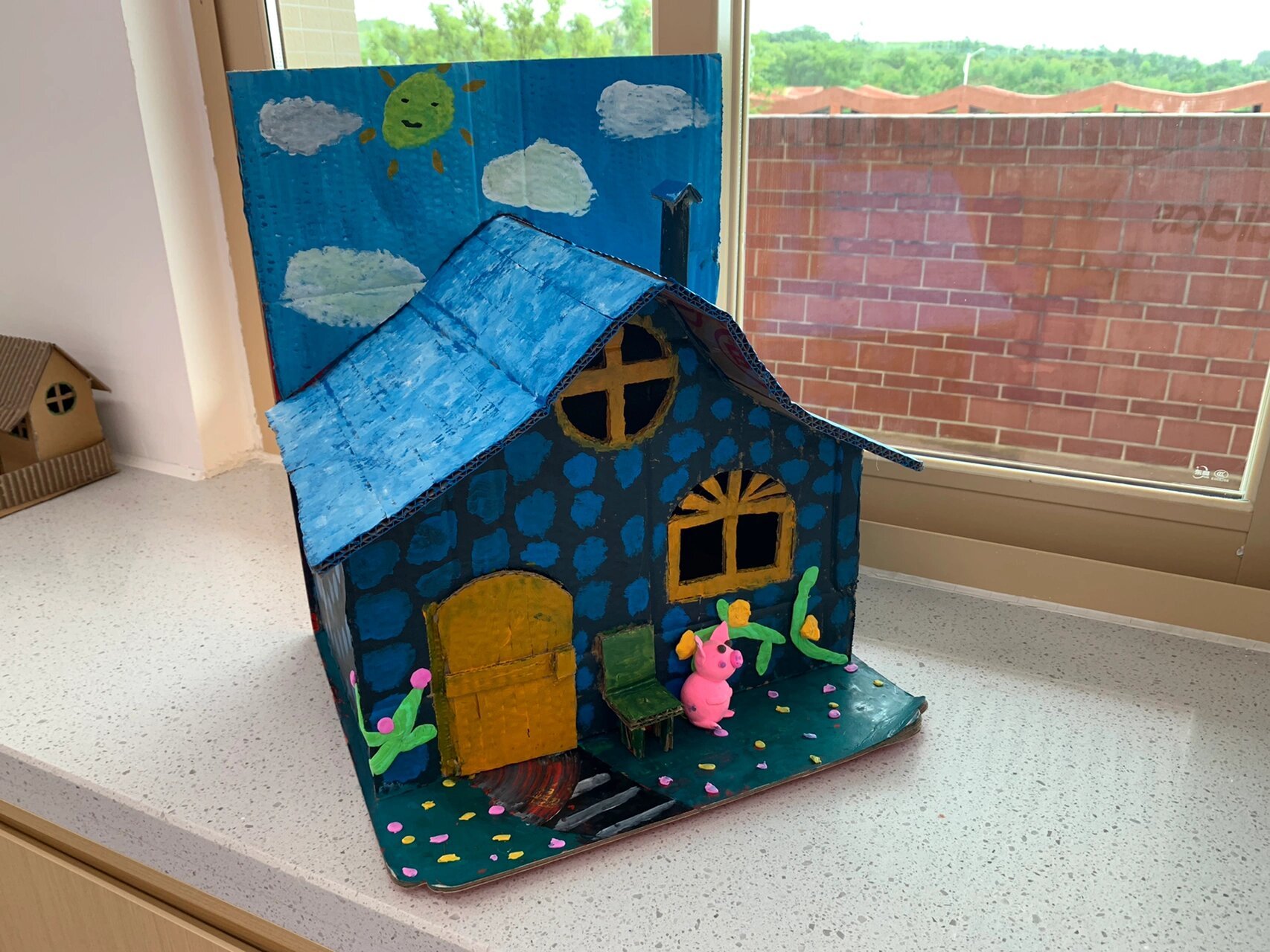 橡皮泥手工制作2——《动物的家》 2022年春学期美术课堂及日常生活中