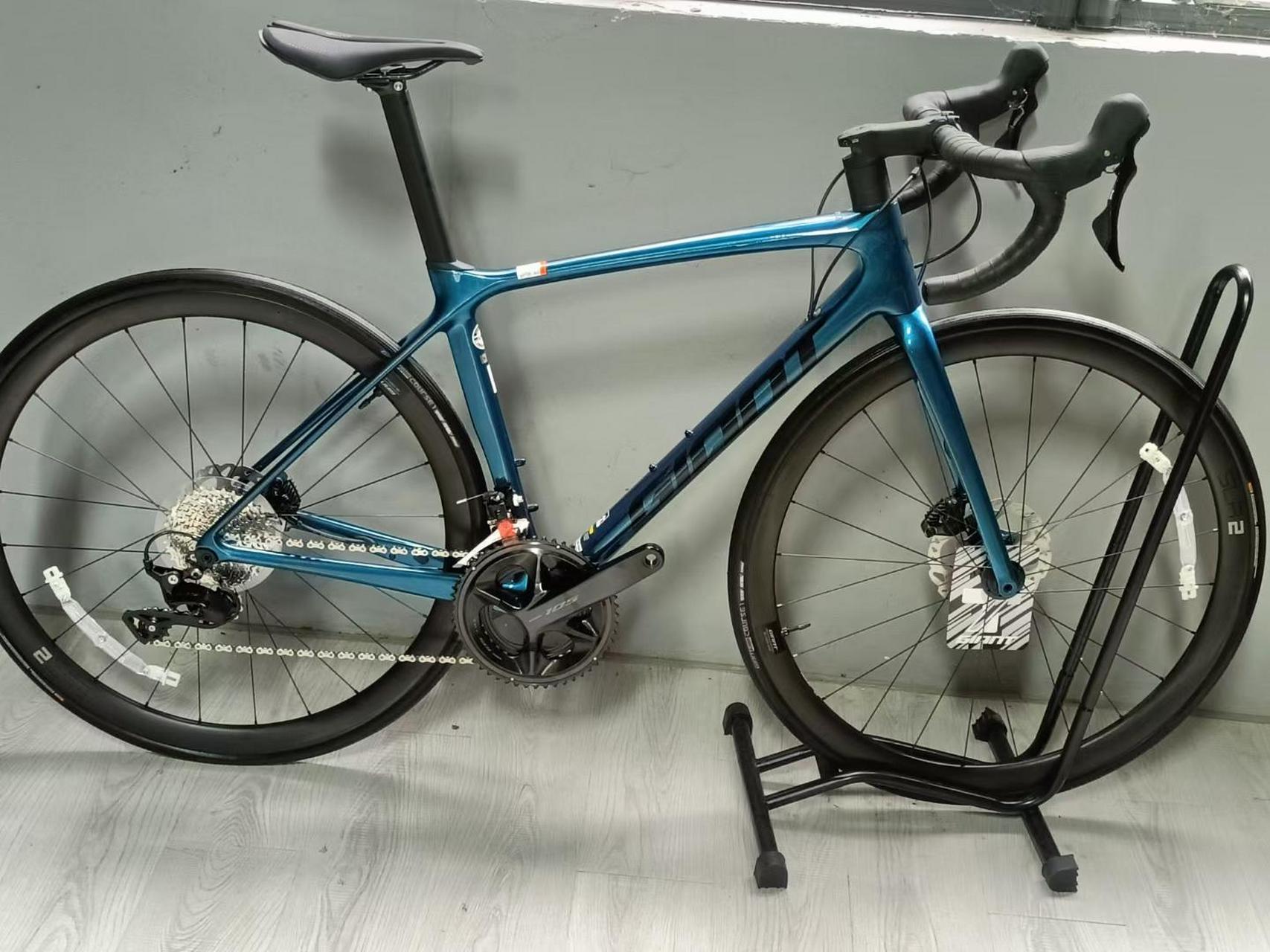 2024款捷安特tcr adv pro disc 2碳纤维公路车,s码,2*12速油碟,禧玛