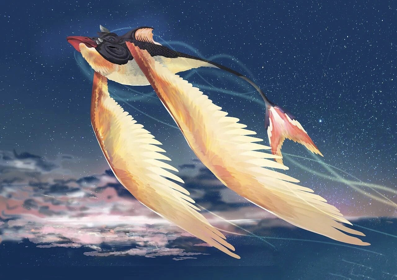 78古代的上古神兽(14)|鲲鹏 78鲲鹏 北冥有鱼,其名为鲲.