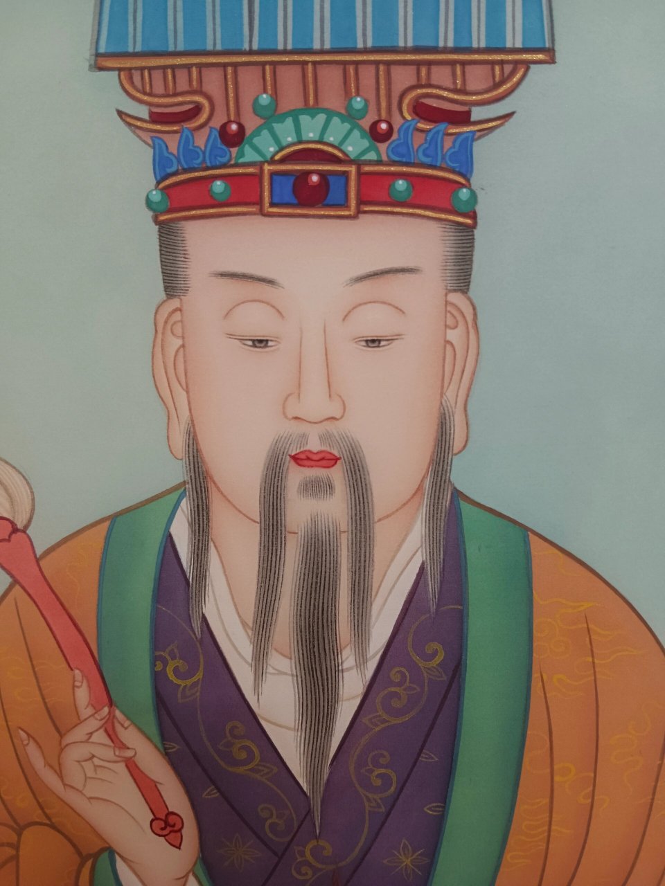 原创吕祖,吕洞宾画像绘制完成