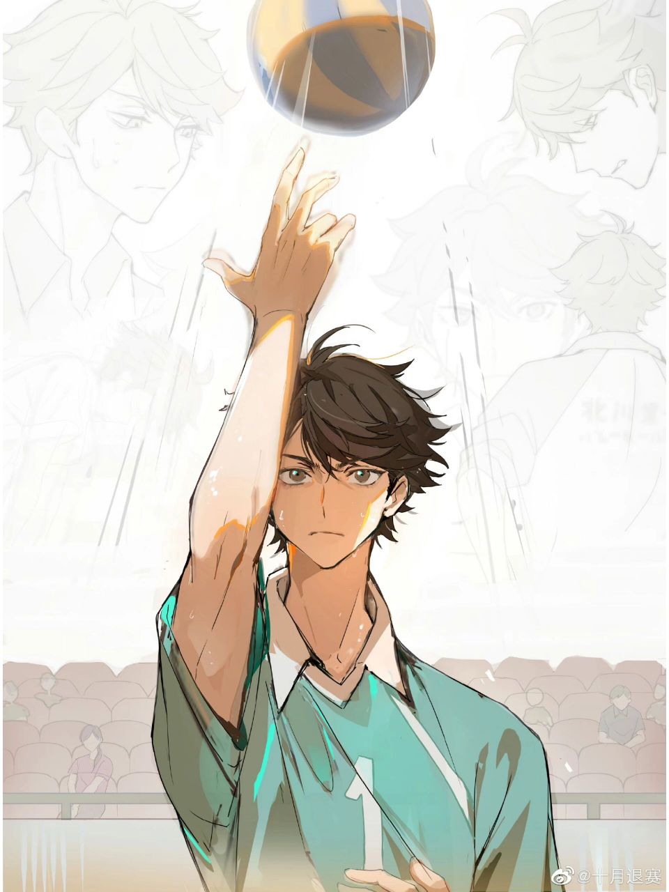 "及川彻不是天才" 图一画师:青阳鹤山