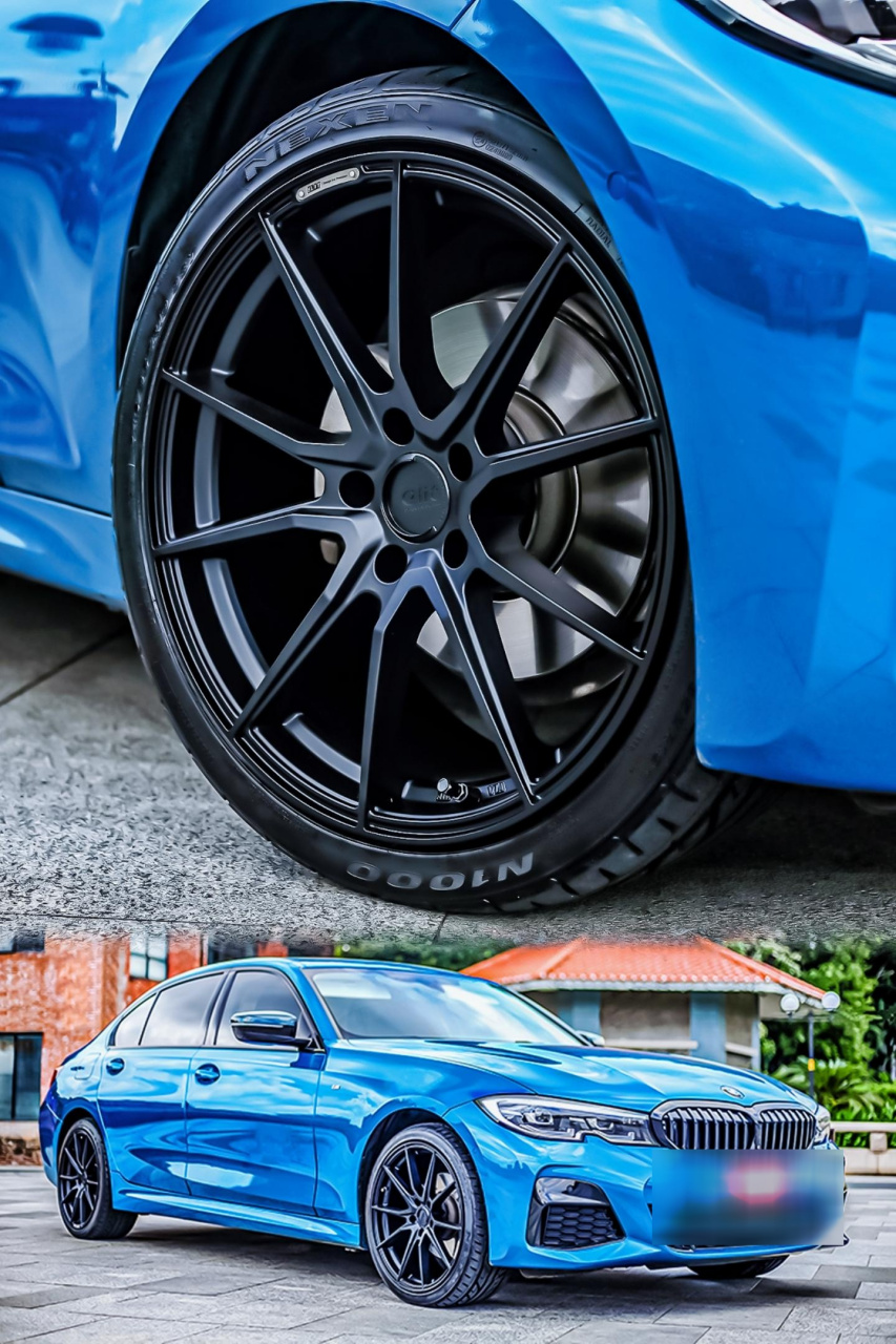 宝马3系小改轻量化旋压轮毂.