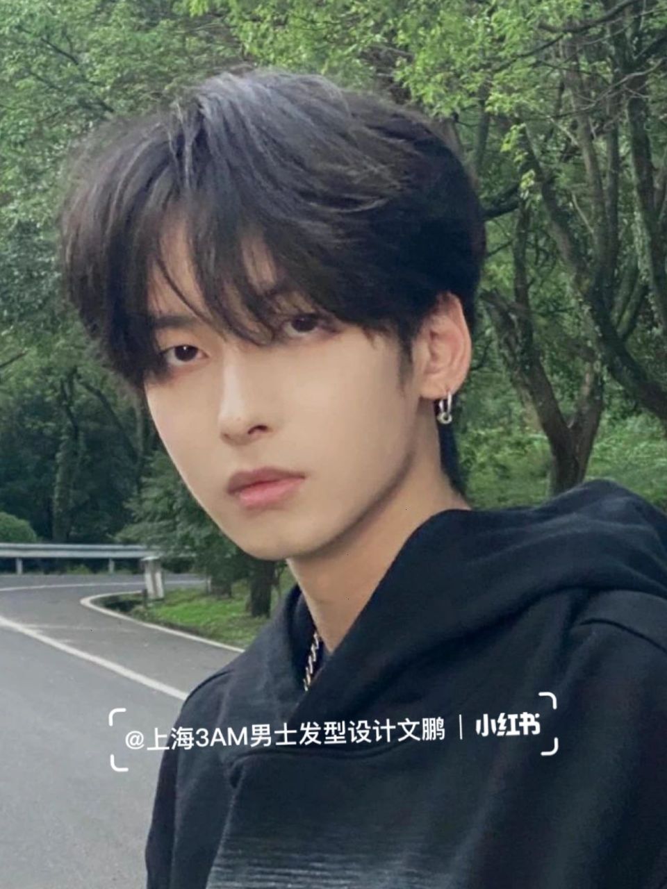 狼尾三七分 帅到没朋友 男生帅到掉渣的发型!