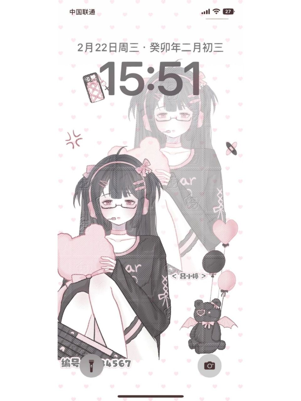 亚文化少女壁纸上新 壁纸上新 特拿3/one  特24h