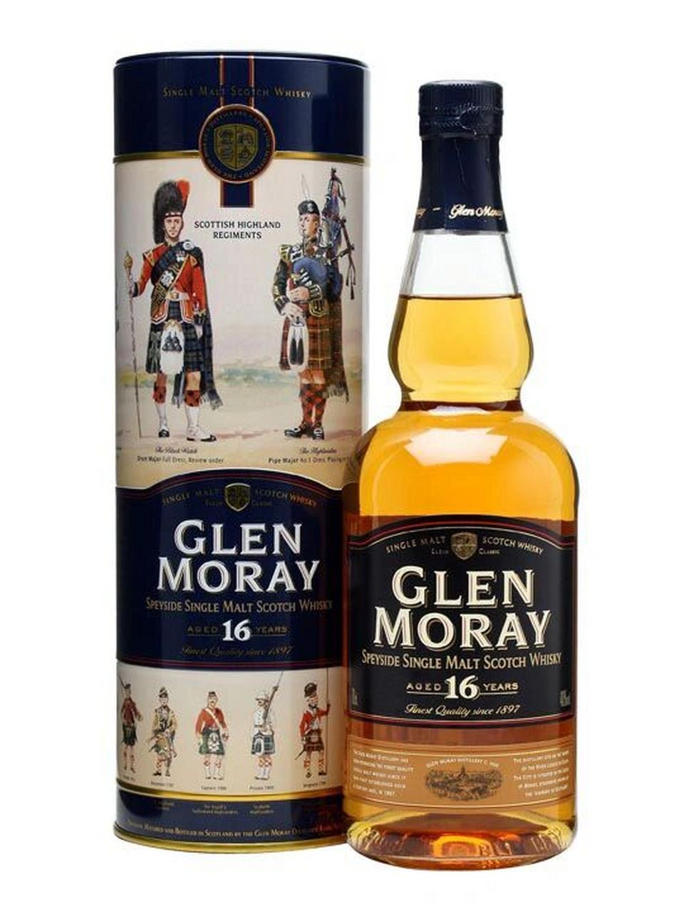 格兰莫雷16年单一麦芽苏格兰威士忌 glen moray aged 16 years
