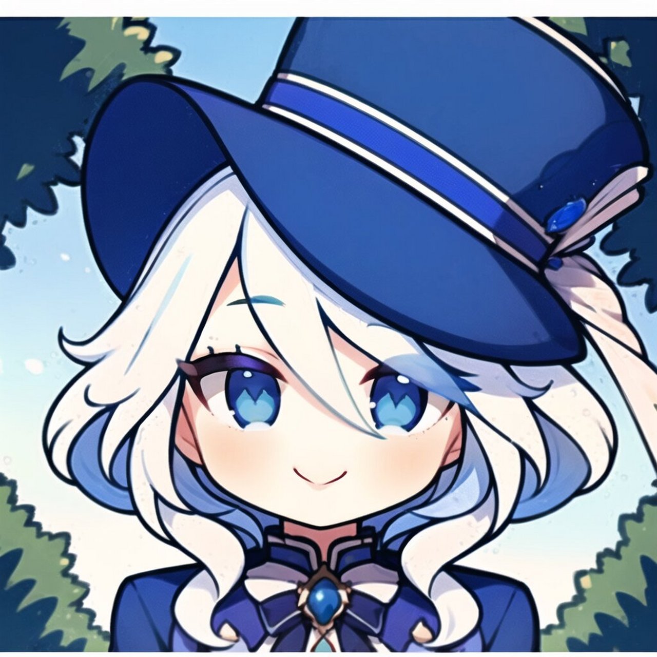 芙宁娜q版头像 我芙,永远的水神!