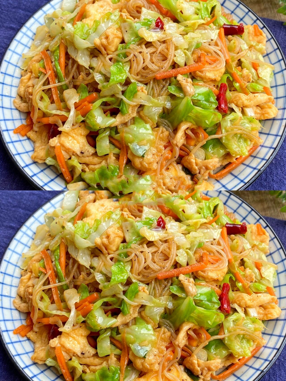 零基础家常菜❗️巨好吃下饭的鸡蛋炒粉丝～ 粉丝这么炒鲜香味美