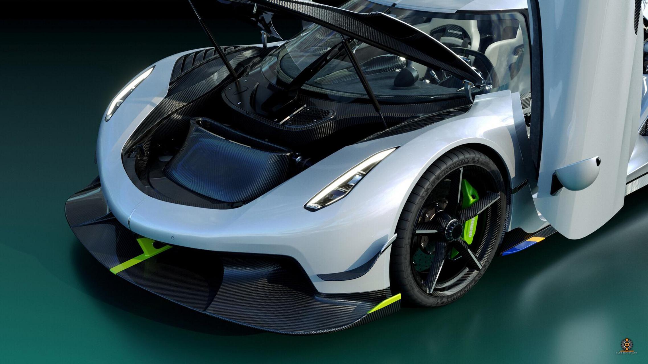 柯尼塞格jesko,时速突破480km/h的超跑.4k壁纸鉴赏.