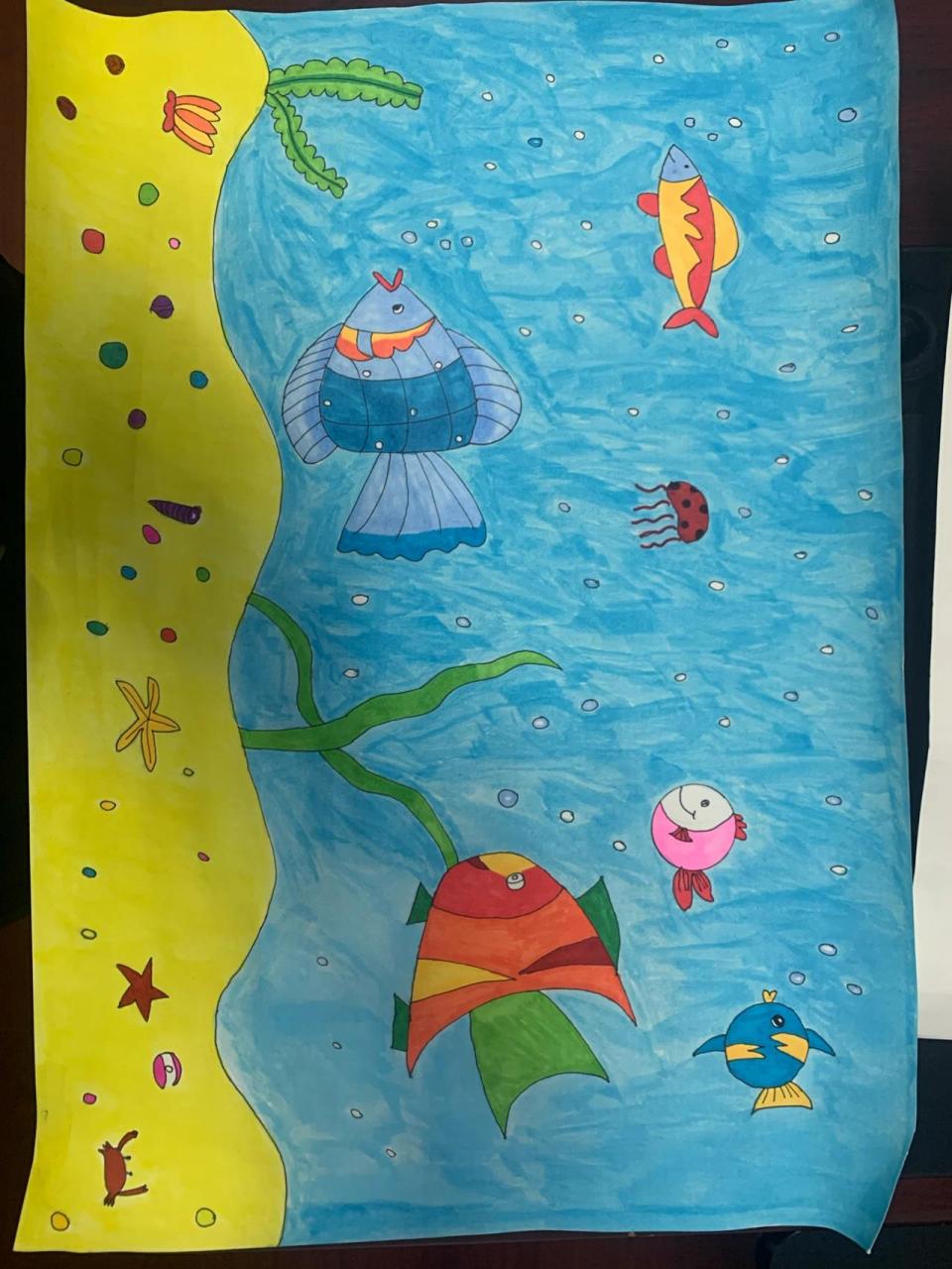 海底世界手抄报