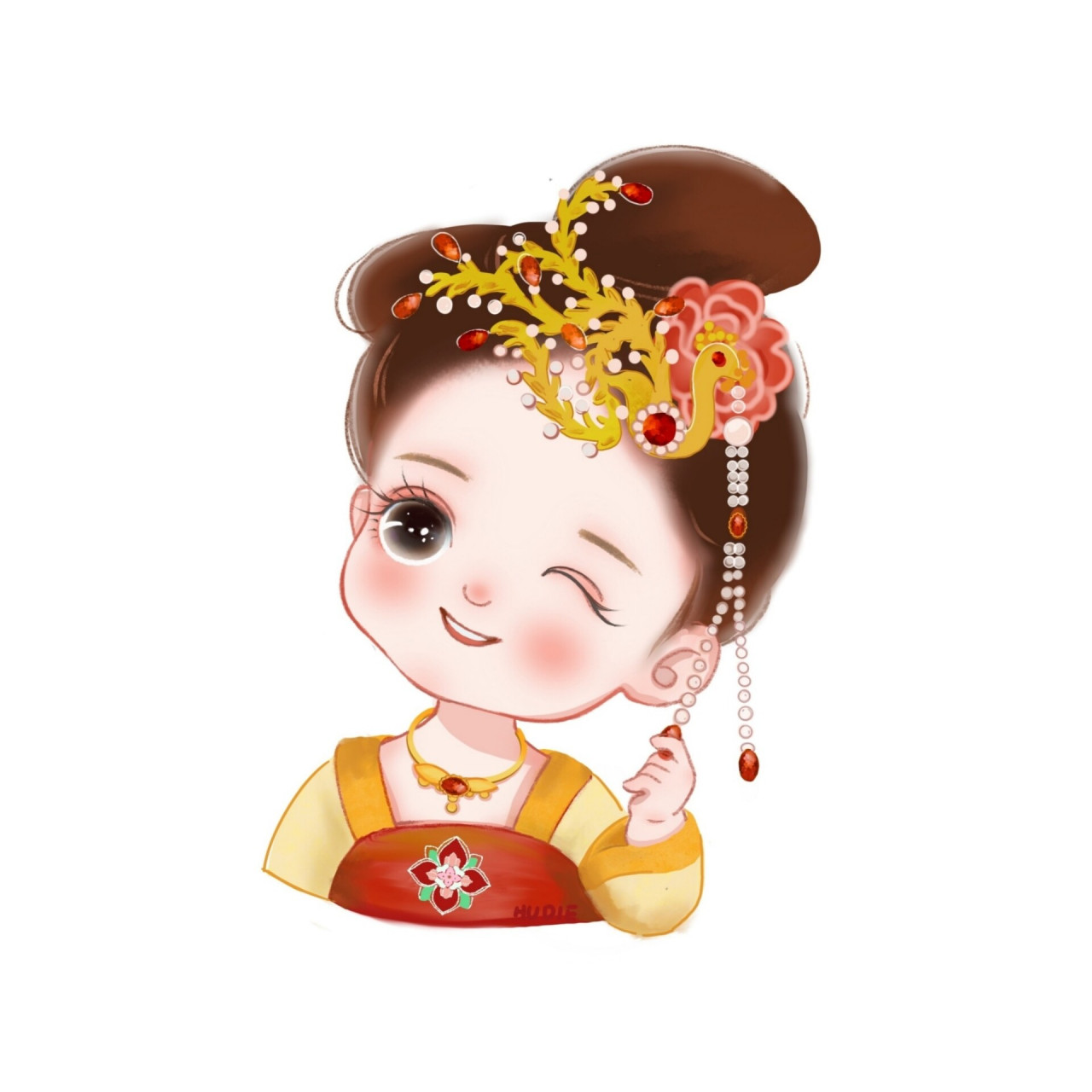 宫廷系列-皇上皇后情侣小头像 多喜乐 常安宁 所求事 皆如愿 (转发