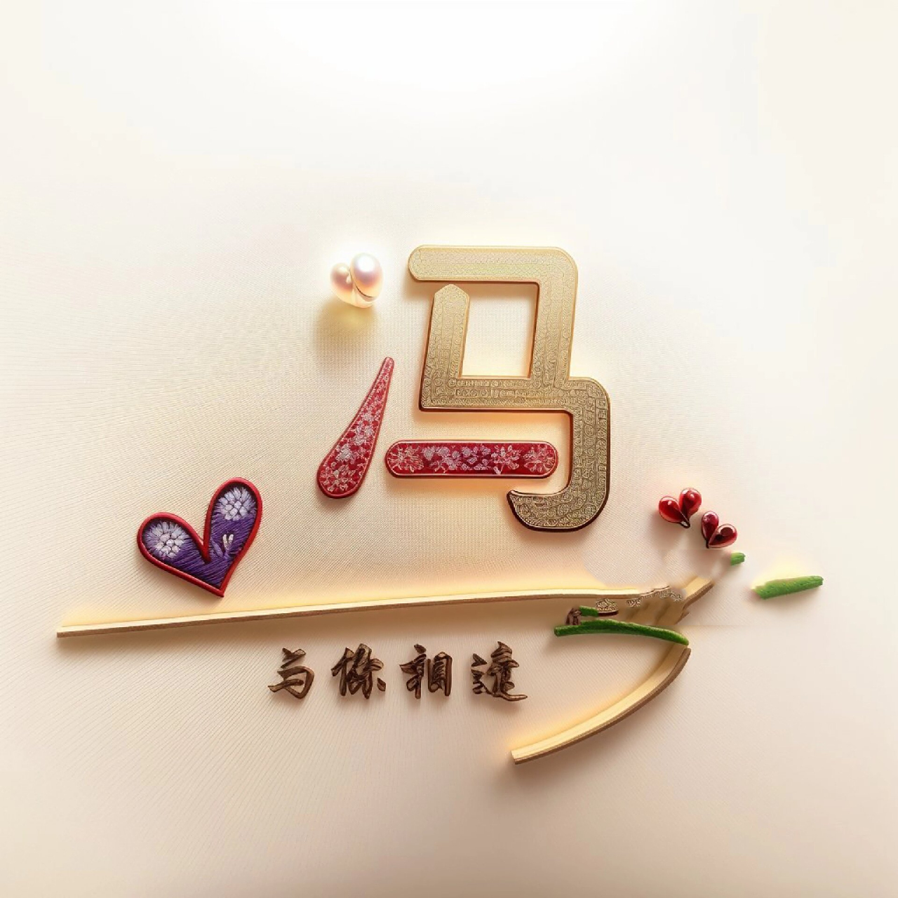 ❤️刺绣ai姓氏头像❤️ 你留字  我作图  已制作姓氏【王,李