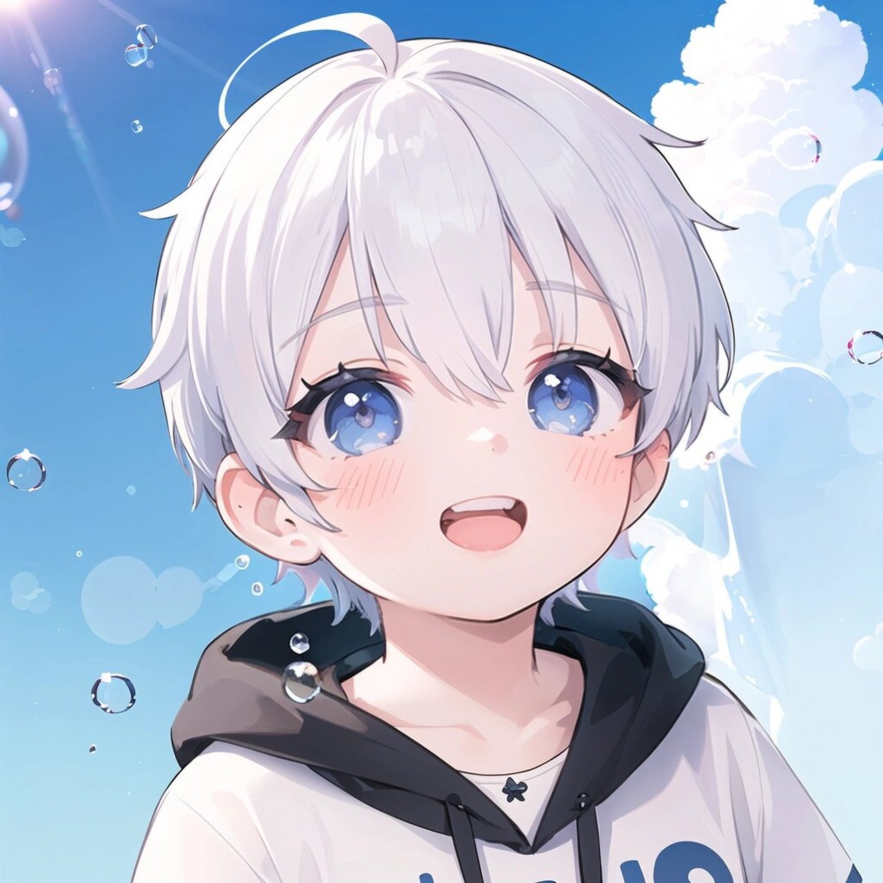 7715给生活一抹微笑吧|阳光男生头像 头像评论可自取