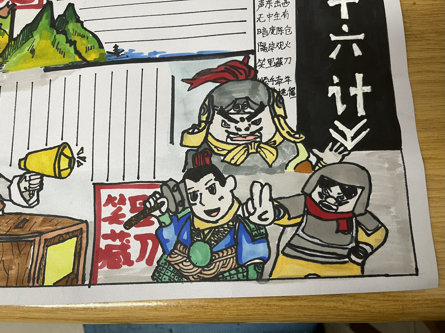 三十六计手抄报学生作品 三十六计手抄报学生作品90