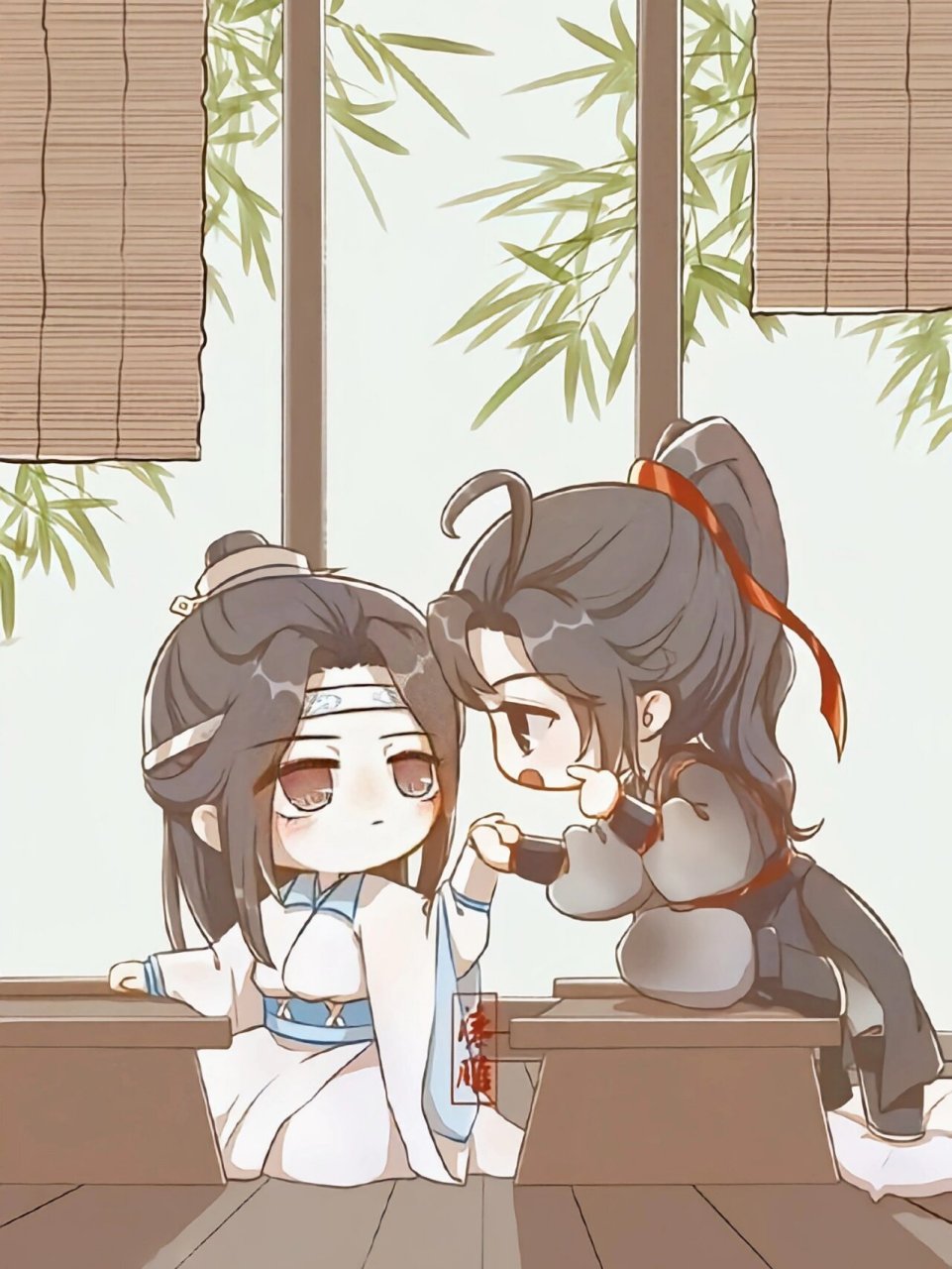 魔道祖师q版忘羡高清图片(1) 要图私信,请勿照搬二转谢谢 魔道祖师