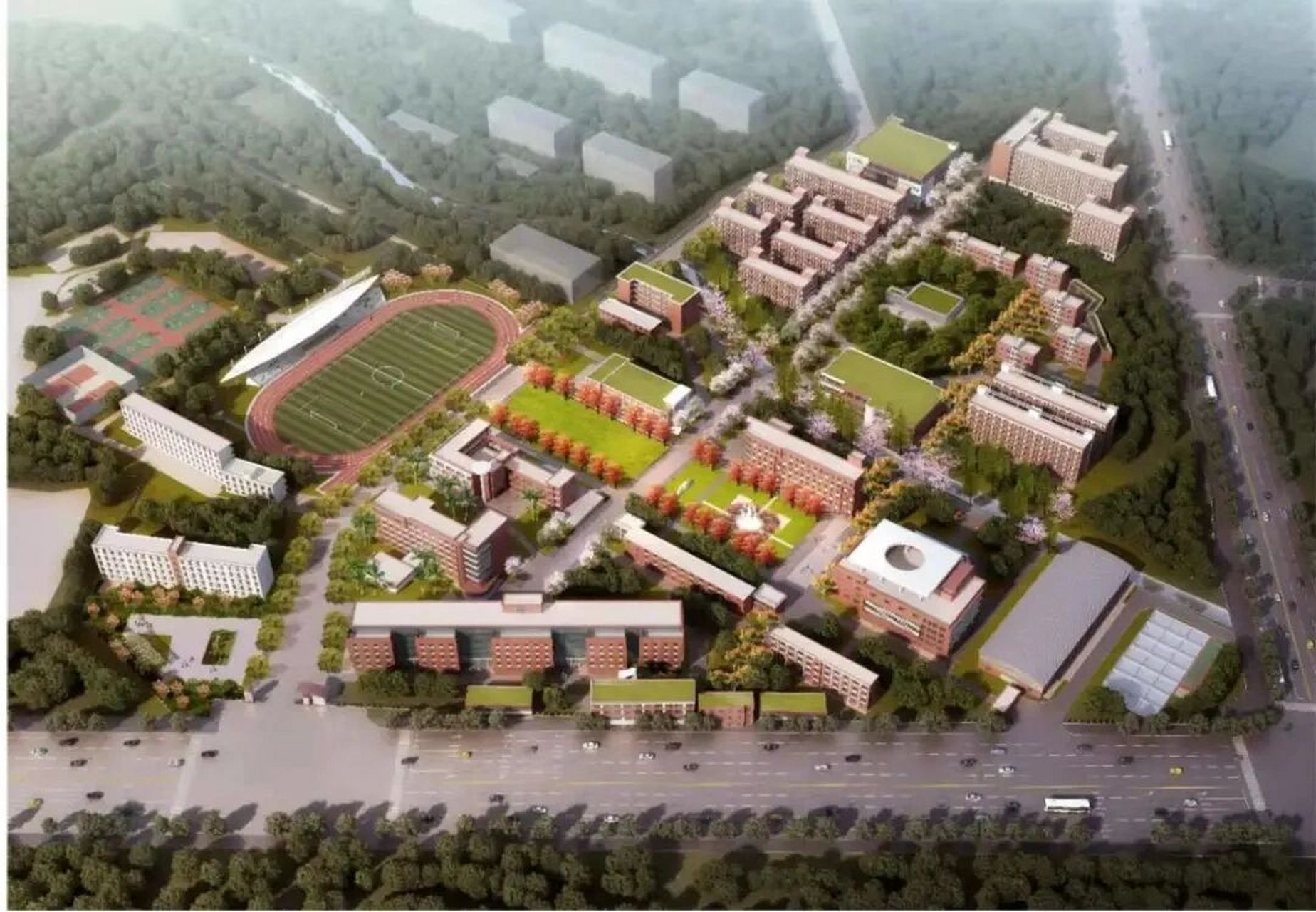 钦州幼儿师范高等专科学校(环境图)