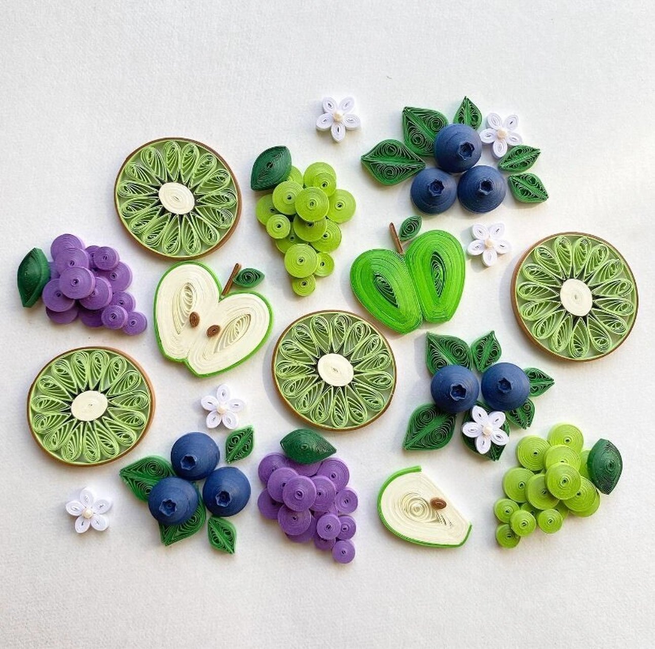 衍纸水果片,爱了爱了!