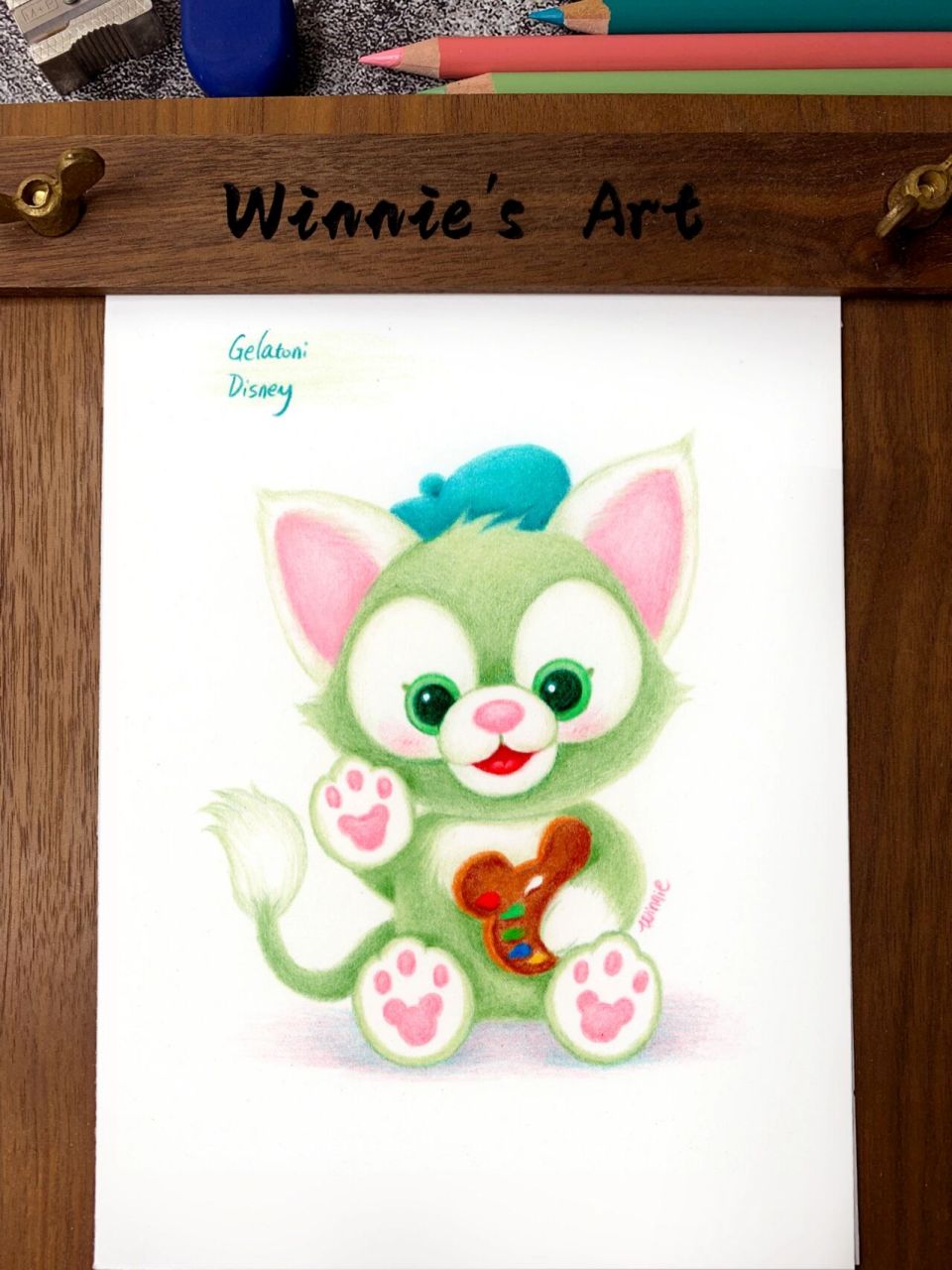 【手绘彩铅迪士尼七宝】杰克多尼/附线稿 老规矩:完整绘画过程视频在