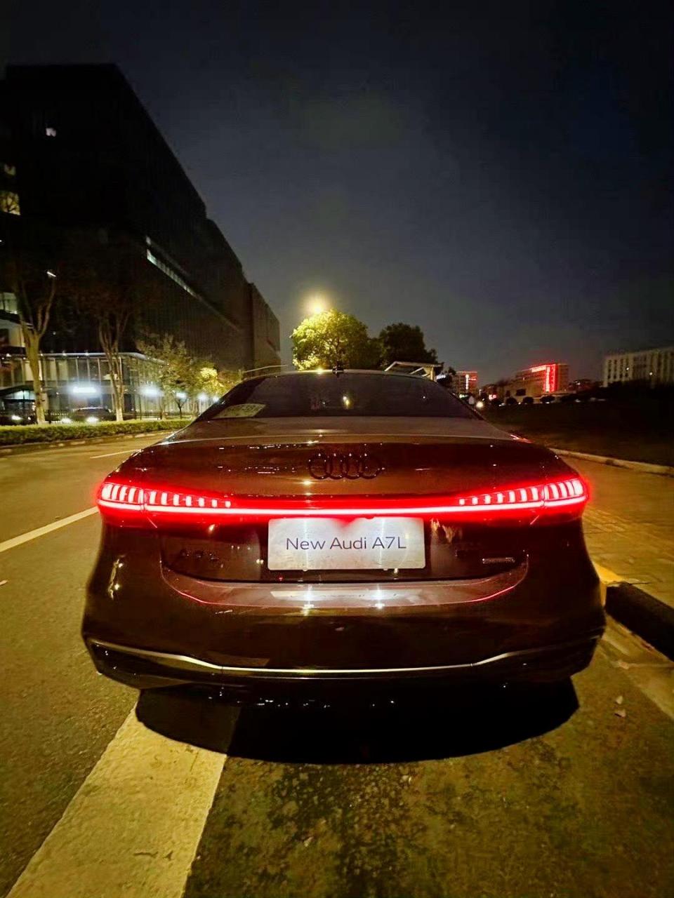 09奥迪a7l,灯厂出品,必属精品,晚上识别度太高了  71能看看大家的