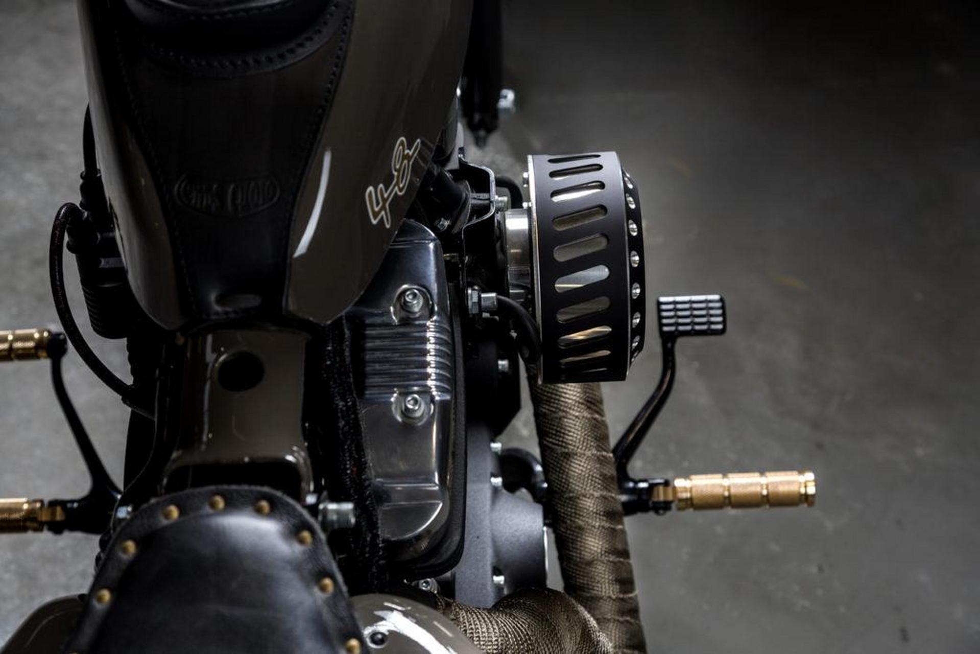 哈雷x48 宽胎改装案例4w案例参考