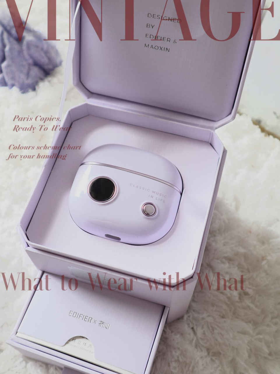 冇心的复古蓝牙耳机,看见它的那一刻就爱上了,是我爱的颜值,有六个