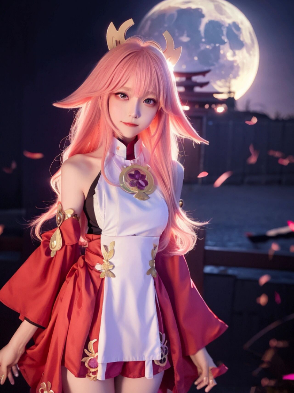 八重神子 / 原神 蛮接近原神coser水平了 ai真的太猛啦 	    0