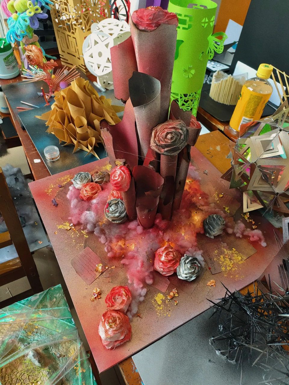 立体构成单体聚集