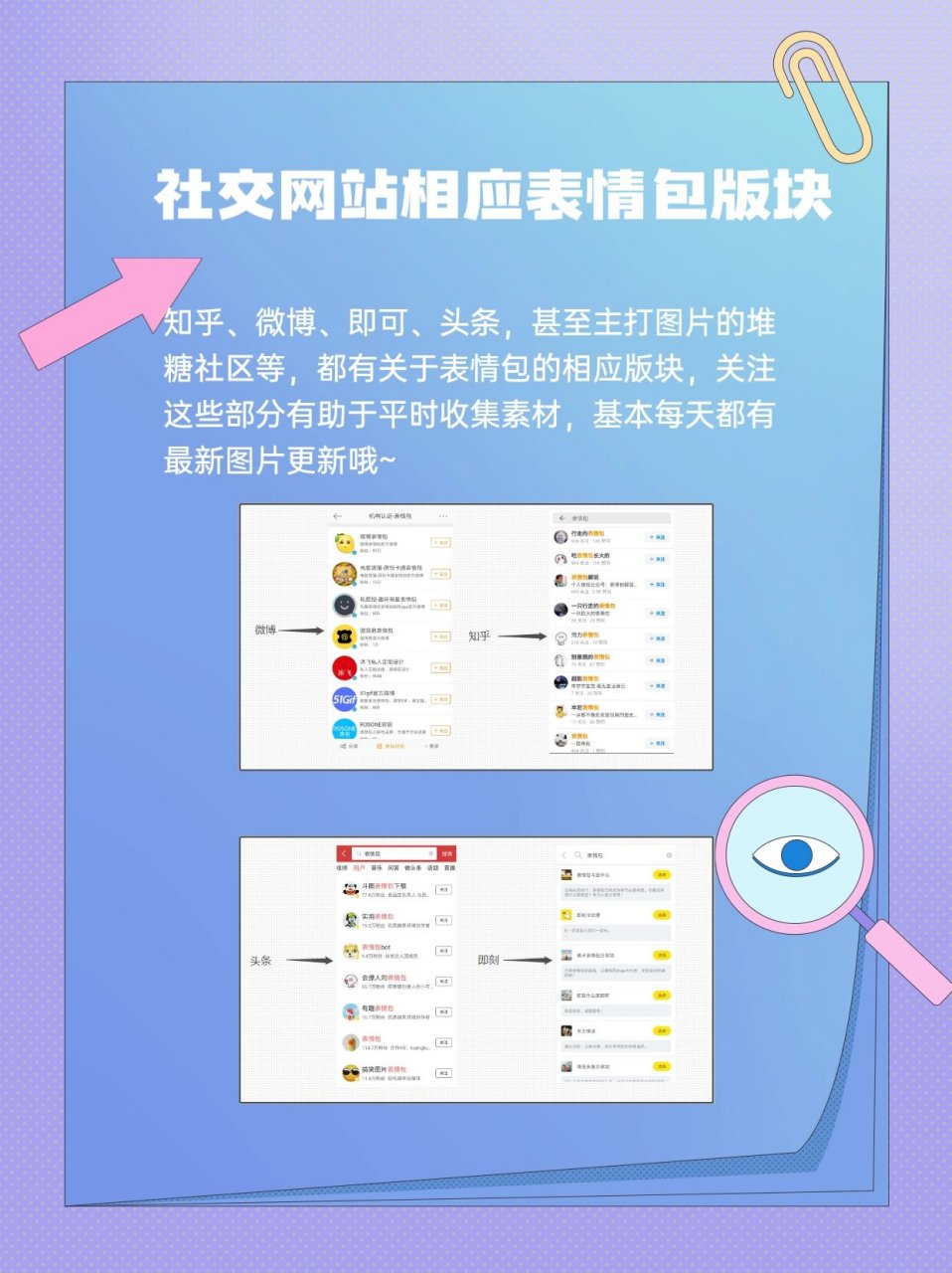 版权的素材图片,那么今天就给大家盘点几种找表情包的方式和相关网站