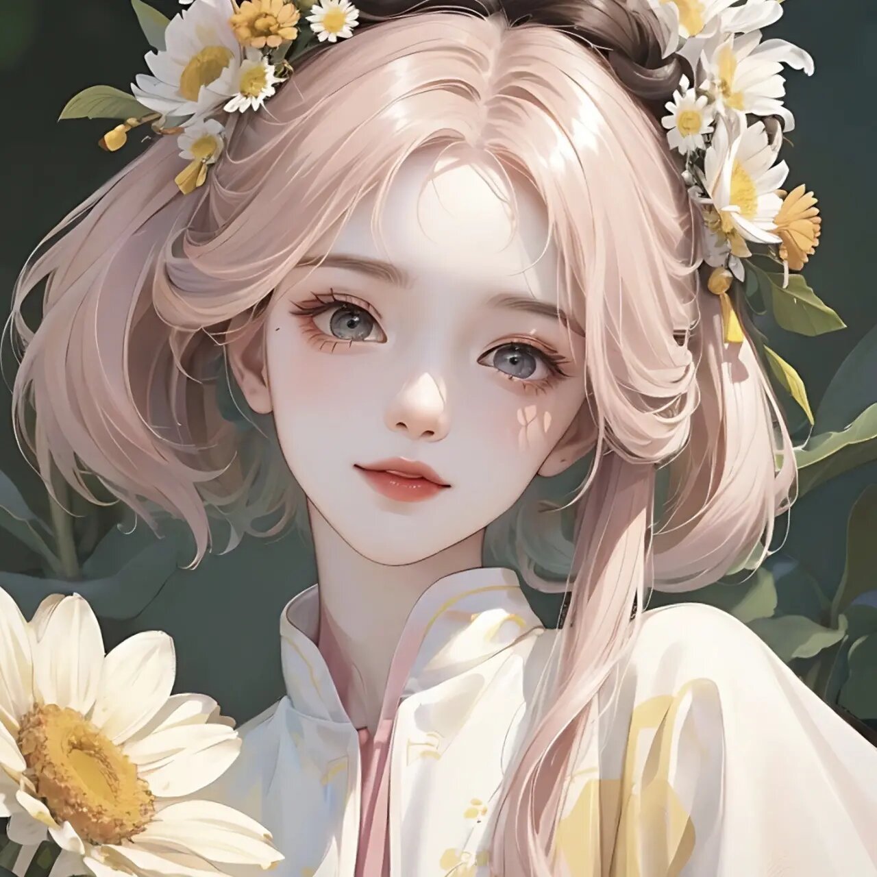 好看的女生头像95 "鲜花的浪漫和春日的心动,注定将是一场视觉盛宴"