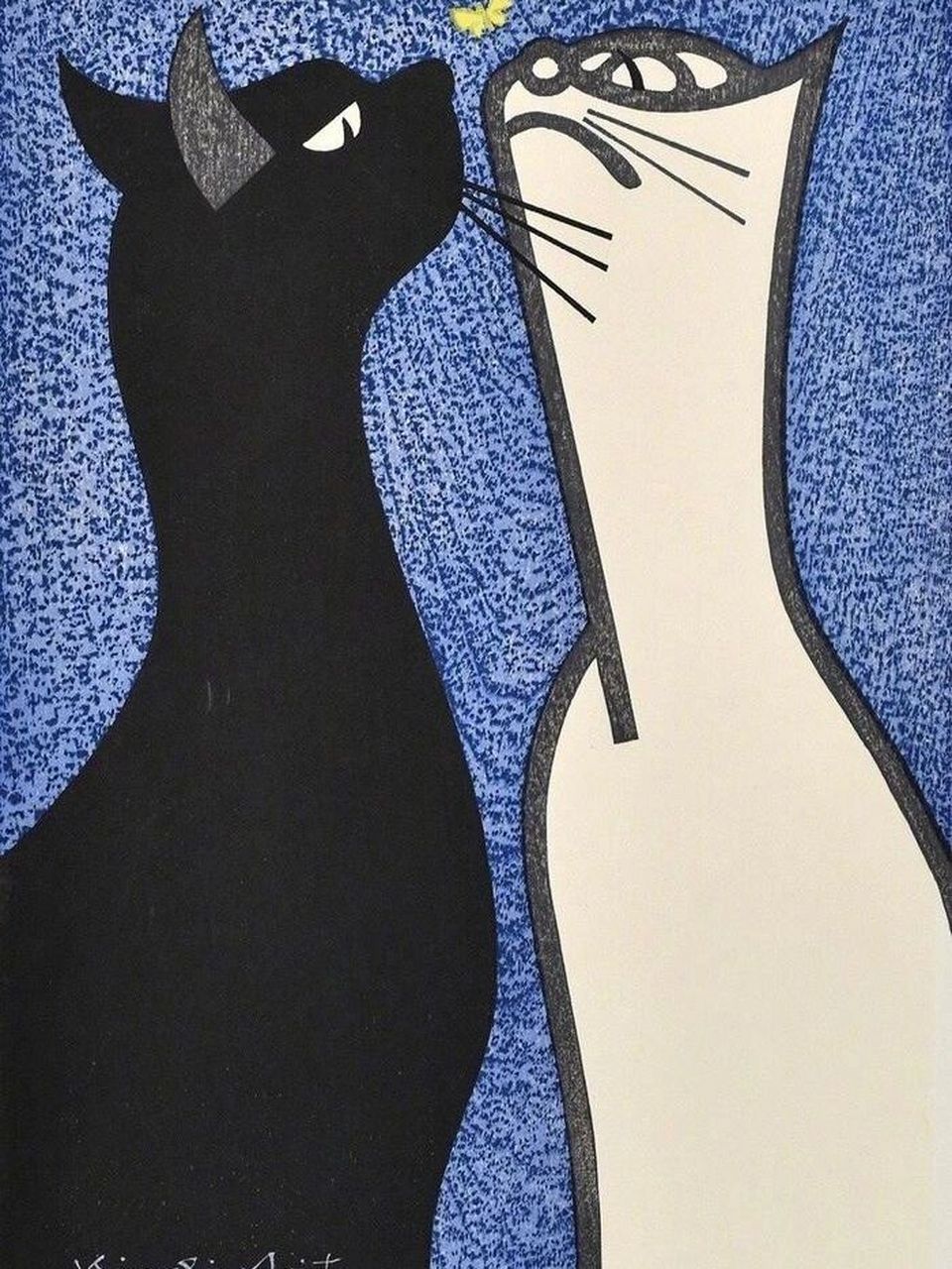 即使抽象的猫咪也那么的可爱!